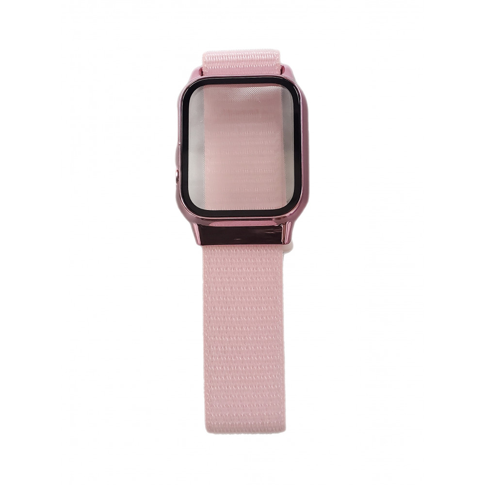Ремінець Nylon with protective case — Apple Watch  40 mm — Pink