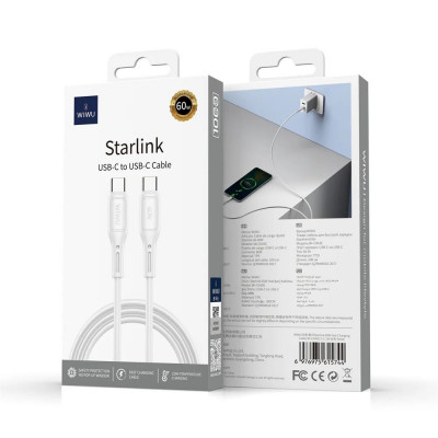 Купить Кабель USB C to C PD WiWU StarLink Wi-C043E Ц-000081389 - KMT5