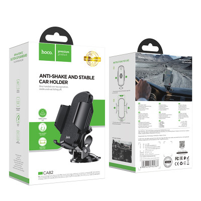 Купить Car Holder Hoco CA82 Just fast suction cup &mdash; black Ц-000077440 - KMT5