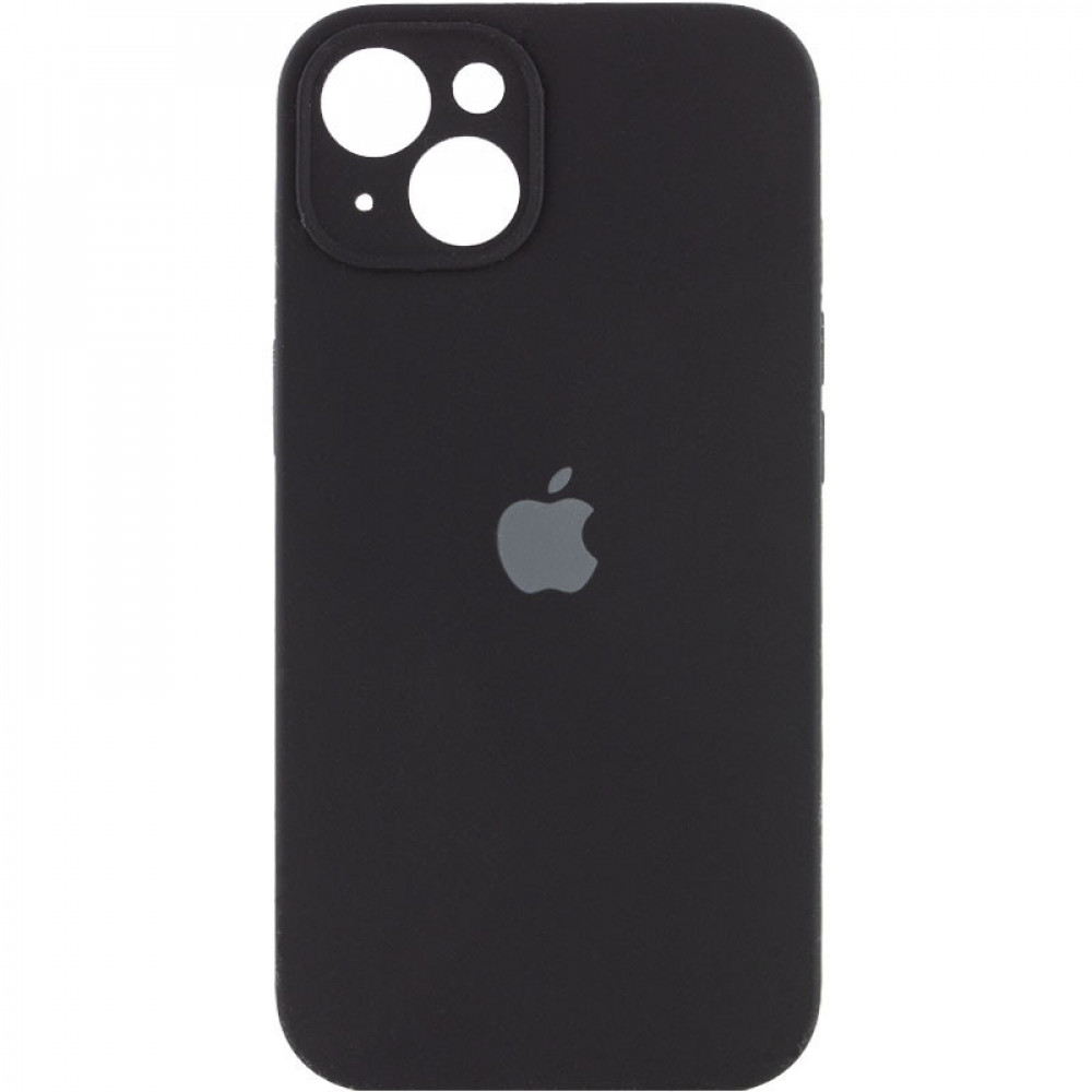 Original Silicone Case with protective camera iPhone 11 — Black (18)