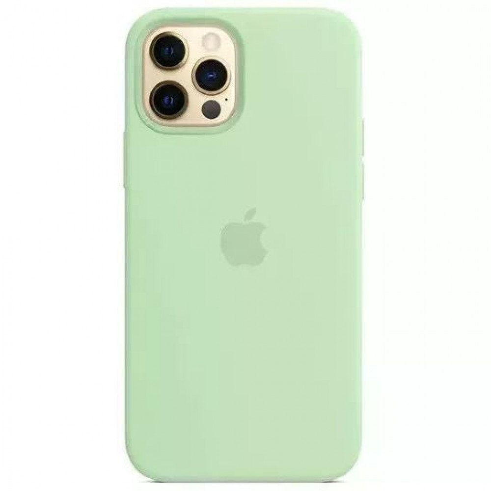 Original Silicone Case Full Size iPhone 13 Pro Max 6.7" — Phistashio (68)