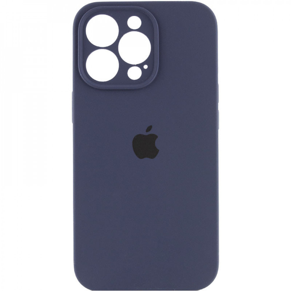 Original Silicone Case with protective camera iPhone 13 Pro Max — Midnight Blue (63)