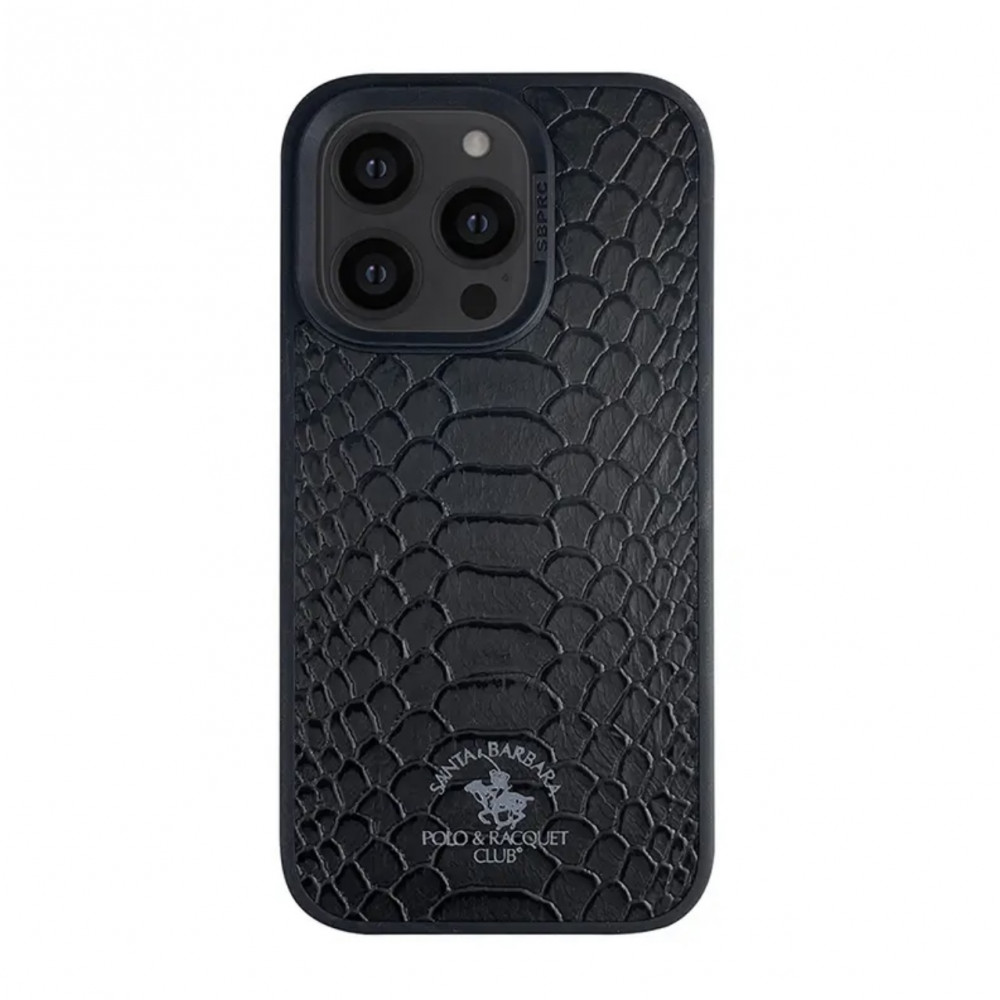 Polo Knight Leather Case iPhone 14 Plus — Black