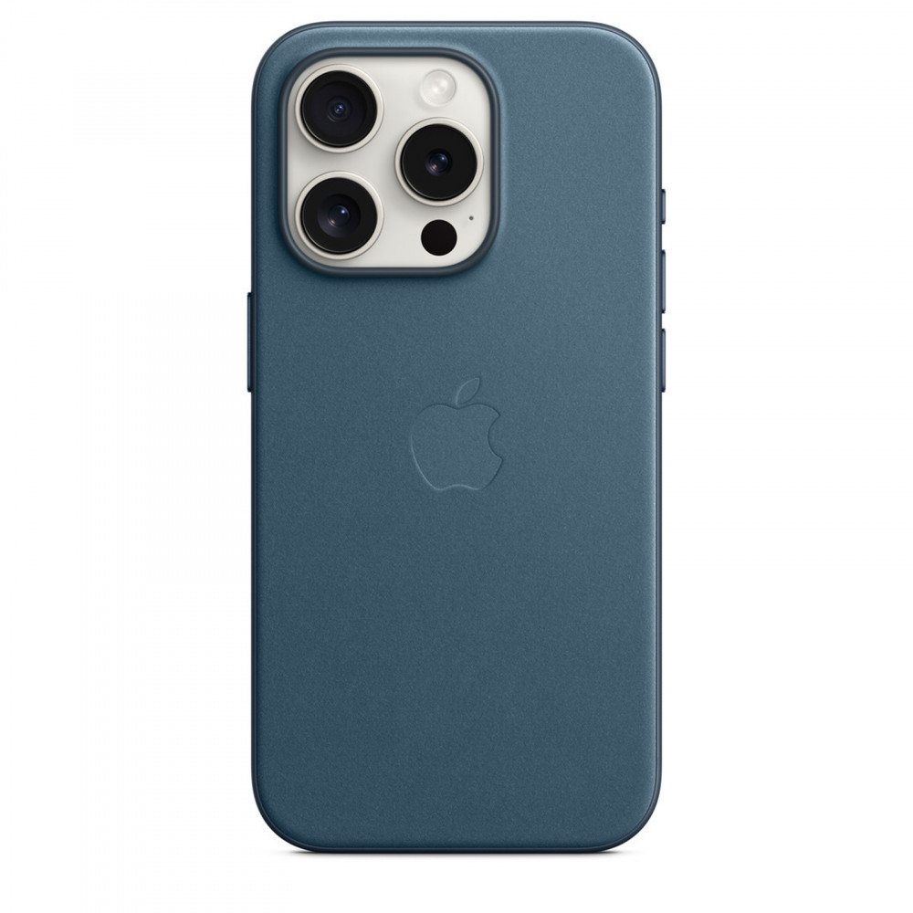 FineWoven Case with MagSafe iPhone 15 Pro Max — Pacific Blue