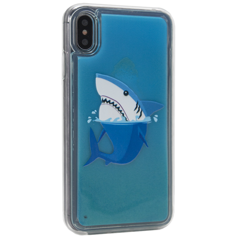 Liquid Glow Night With Print TPU Case SamsungA10 2019 — Shark