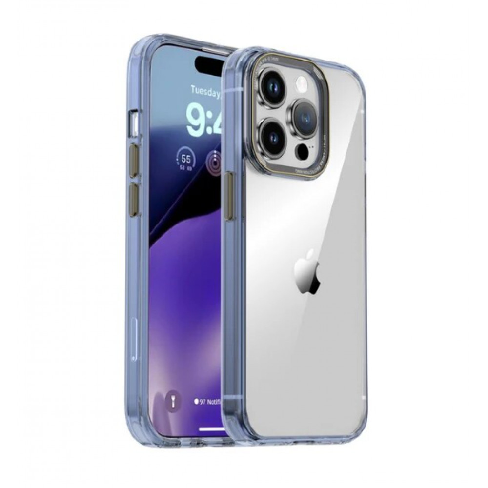 Ipaky MJ Series TPU Case iPhone 15 Pro — Blue