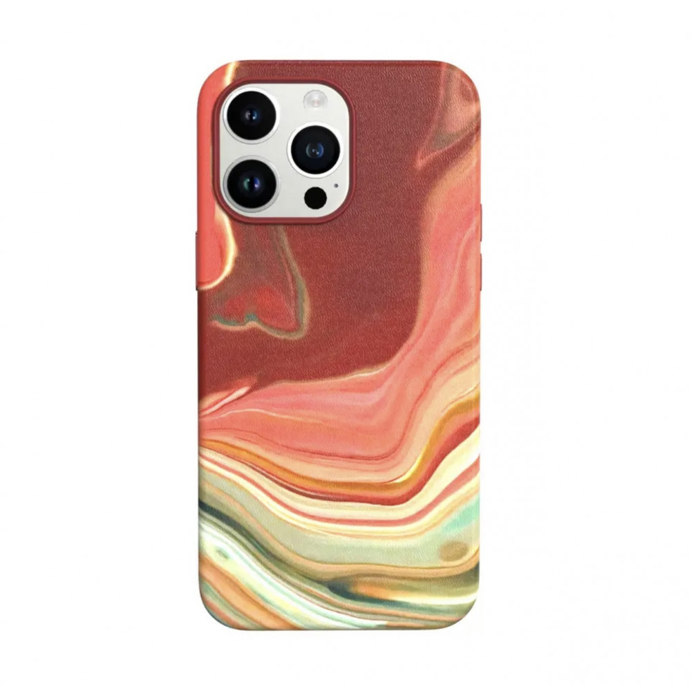 Marble Case with MagSafe iPhone 13 Pro — Red