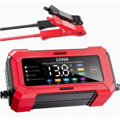 Купить Зарядное устройство для аккумуляторов  (12V 6A, 4-120Ah), импульсное, автоматическое Ц-000083452 - KMT5