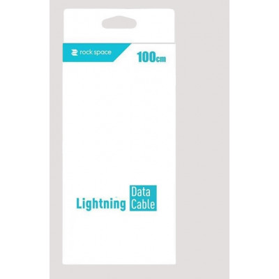 Купить Кабель Lightning (1m) Rock Space (RCB0428) Gray Ц-000046429 - KMT5
