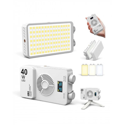 LED-відеосвітло YM-K40, LED кишенькове заповнювальне світло з акумулятором
