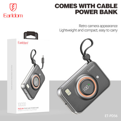 Power Bank 10000 mAh &mdash; Earldom ET-PD56  &mdash; Black