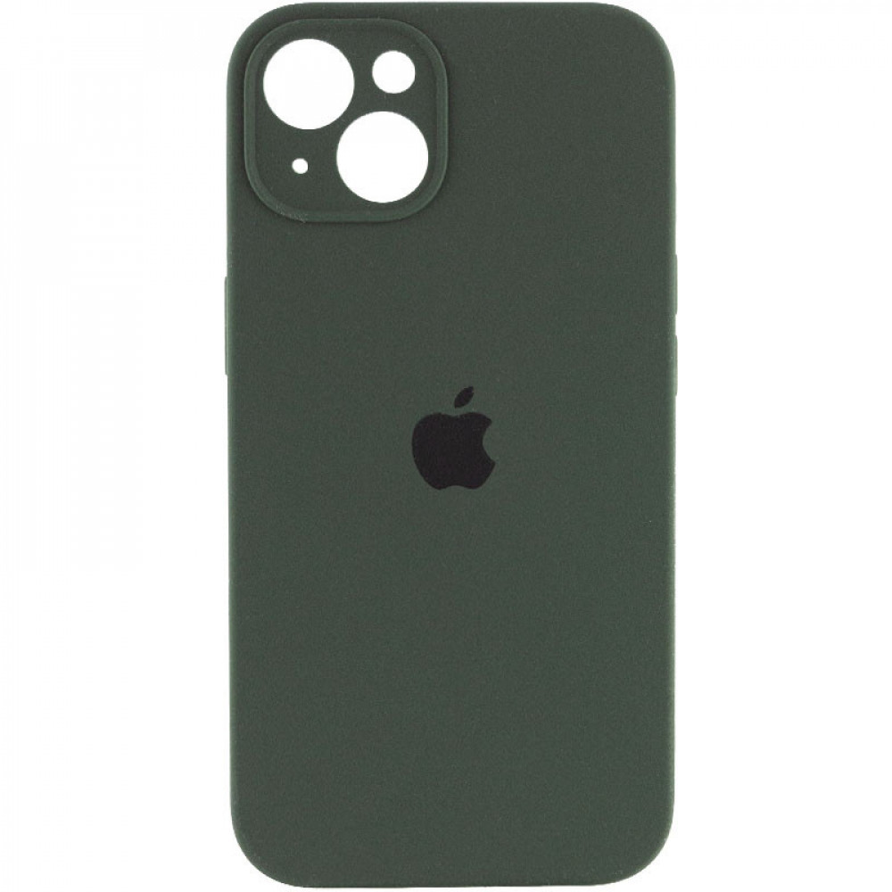 §Original Silicone Case with protective camera — iPhone 13 — Dark Green (48)