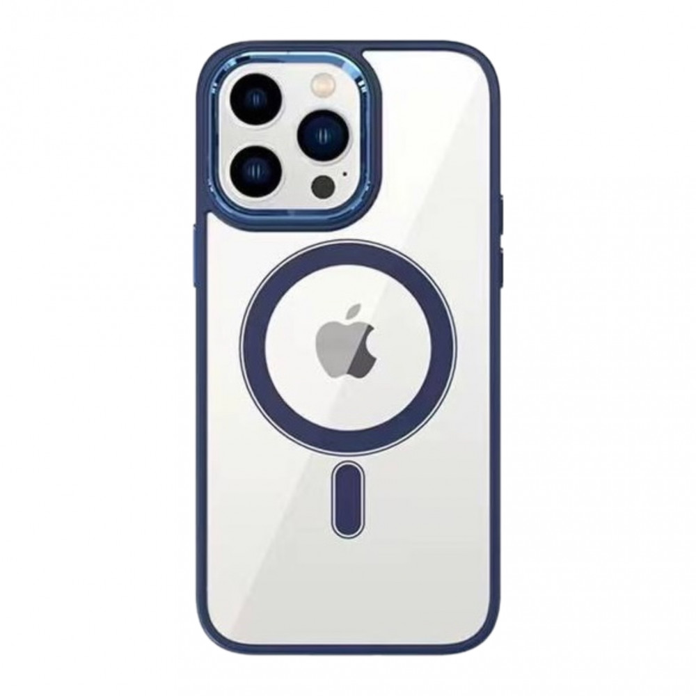 Color Clear Case With Magsafe iPhone 15 Pro Max — Blue