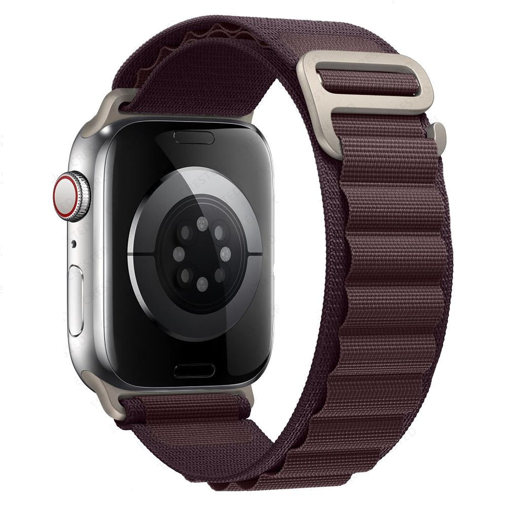 Ремінець Alpine Loop Design Apple Watch 38 mm 40 mm 41 mm — Marsala