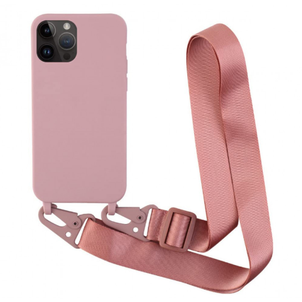 Cord Silicone Case iPhone 13 Pro Max 6.7" — Pink Sand