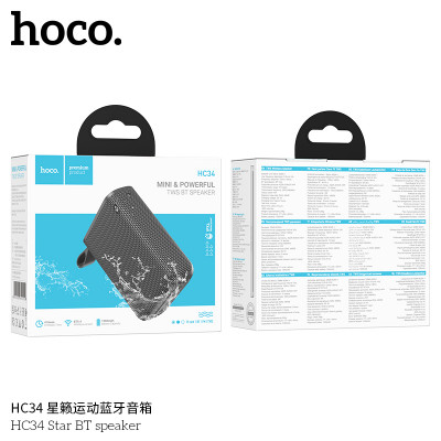 Купить Bluetooth Speaker &mdash; Hoco HC34 Star &mdash; Black Ц-000081728 - KMT5