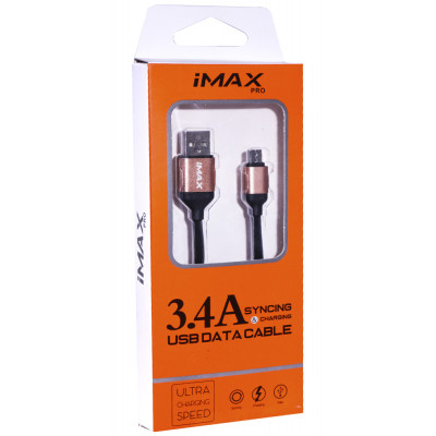 Купить Кабель Micro 2.4A (0.18m) iMax White Ц-000038455 - KMT5