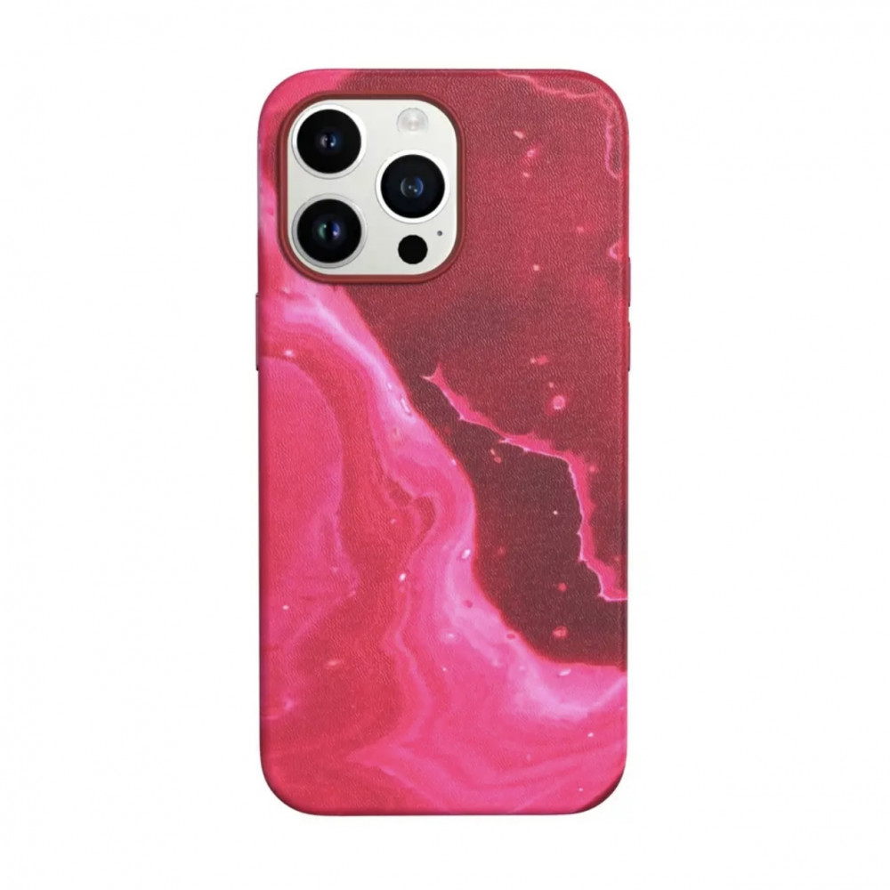 Marble Case with MagSafe iPhone 13 Pro — Pink