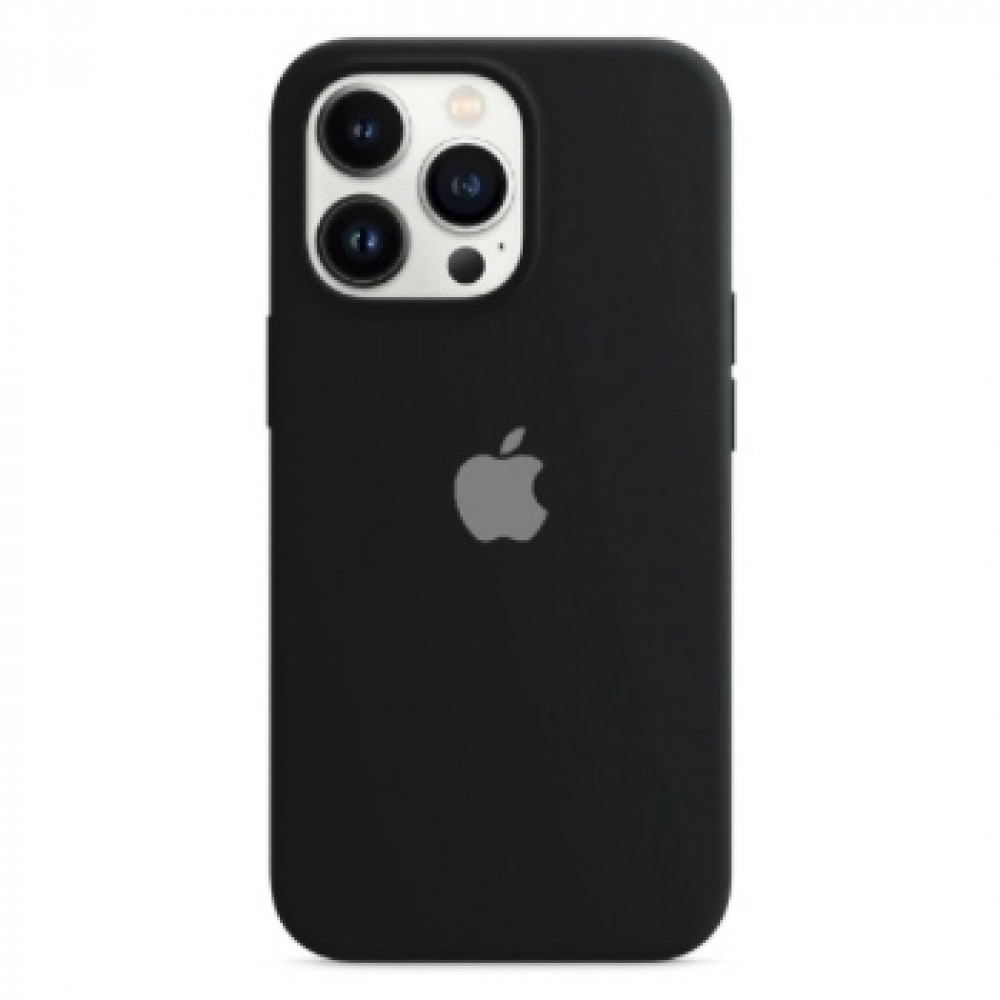 Original Silicone Case Full Size — iPhone 14 Plus 6.7"  — Blue Bird Feather (74)