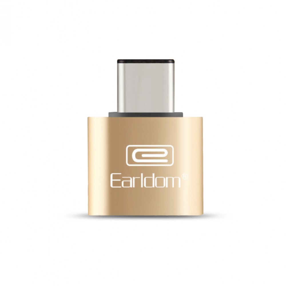 Adapter OTG USB C To USB Earldom ET-OT41 — Gold