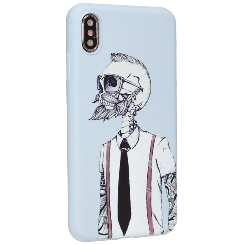 Viva Print Case  iPhone X ; iPhone XS — 10 Скелет