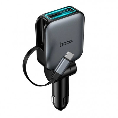Car Charger 60W 2PD 1U C to C Cable (1m) Hoco Z67