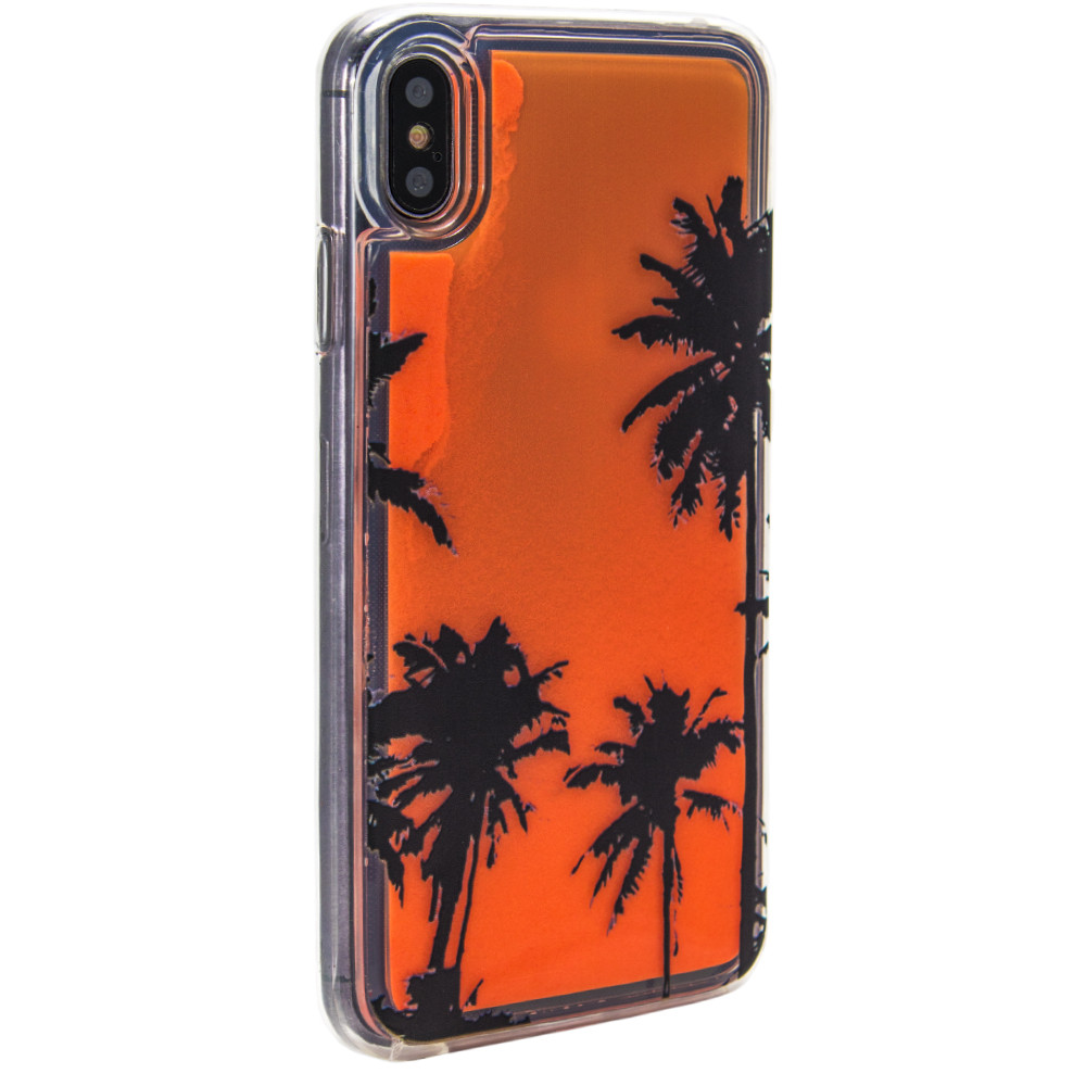 Liquid Glow Night With Print TPU Case SamsungA20 2019 — Palm