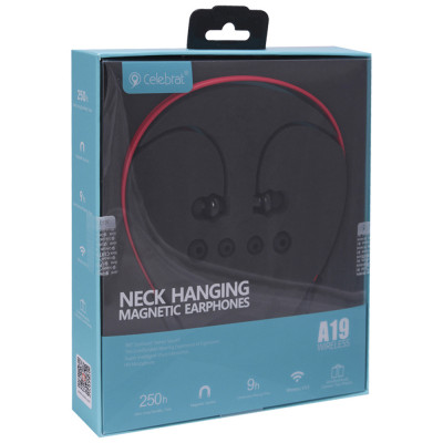 Купить Навушники Bluetooth Celebrat A19 &mdash; Black Ц-000067551 - KMT5