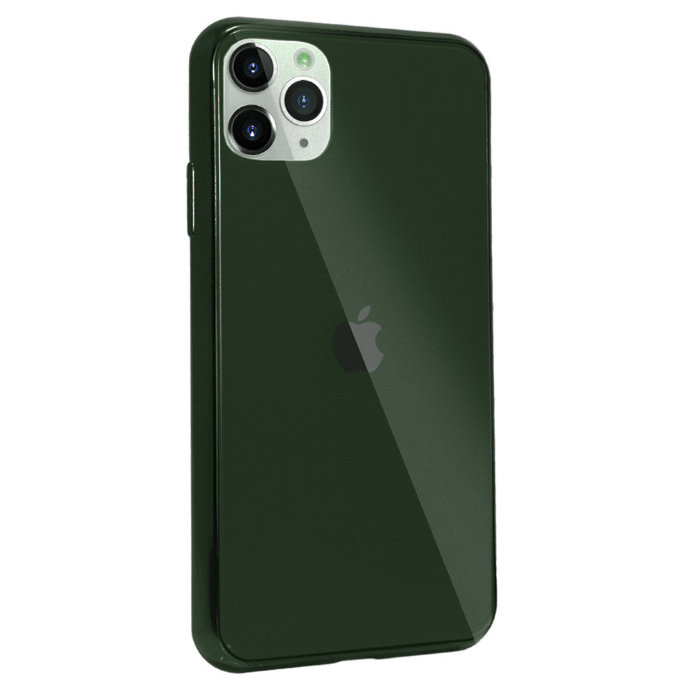 Glass TPU Case iPhone 11 Pro Max — 06 Green