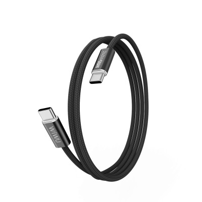 Кабель USB C to C 240W PD (1.5m) WiWU Wi-C101 &mdash; Black
