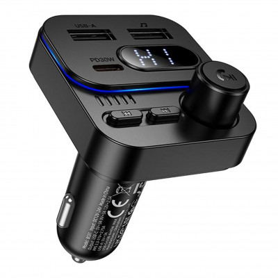 Fm Transmitter MP3 | Car Charger | 3.0A | PD20W | 2U &mdash; Borofone BC61
