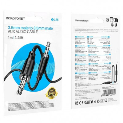 Купить Cable Aux (1m) &mdash; Borofone BL25 Ц-000082836 - KMT5