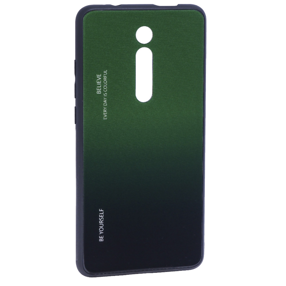 Gradient Glass Case Xiaomi Redmi Mi 9T (K20) — Green