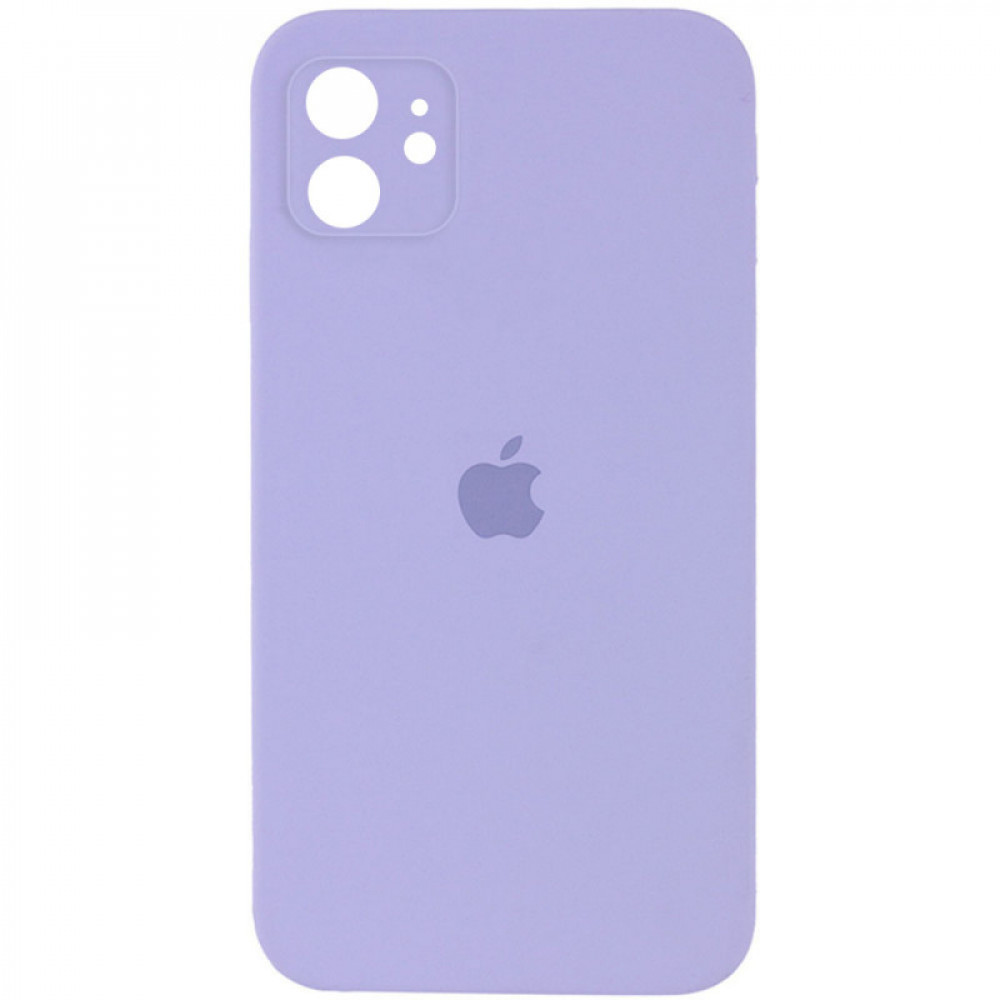 Original Silicone Case with protective camera iPhone 16 Plus — Lavender (41)