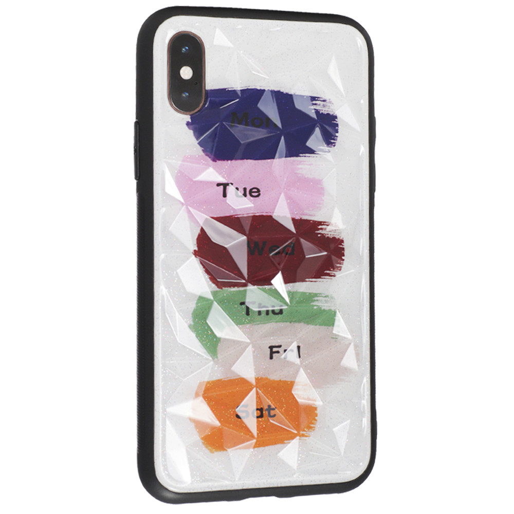 Romb Glass With Print TPU Case  iPhone 6 ; 6S — Week