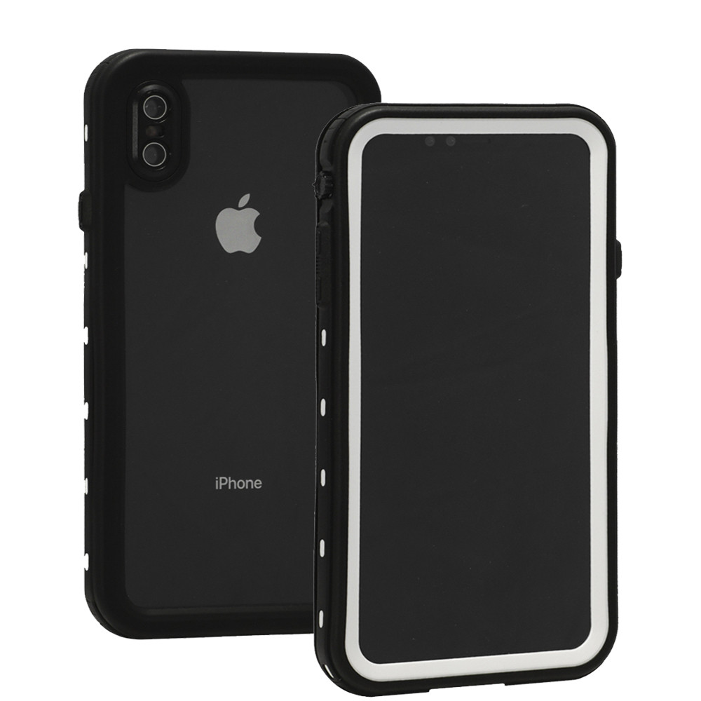 Waterproof TPU Case iPhone Xs Max — White