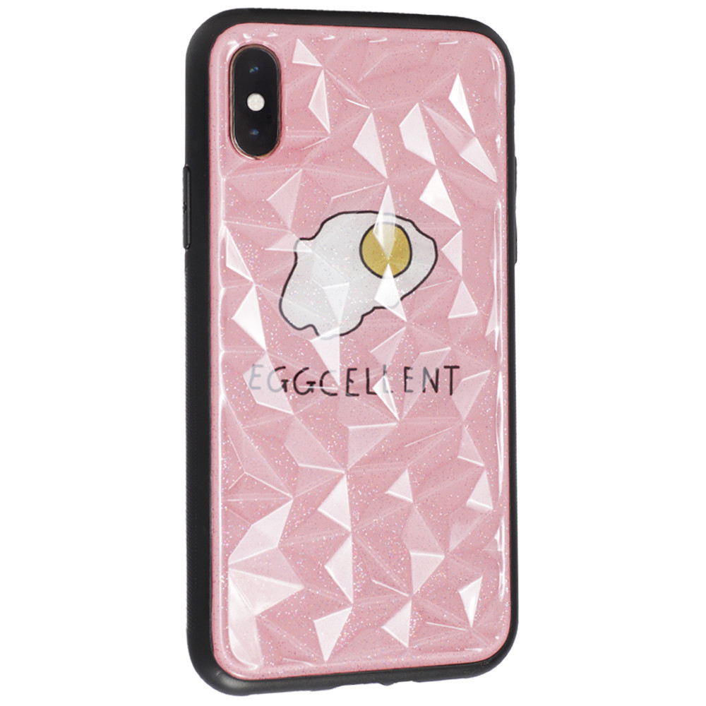 Romb Glass With Print TPU Case  iPhone 6 ; 6S — Egg