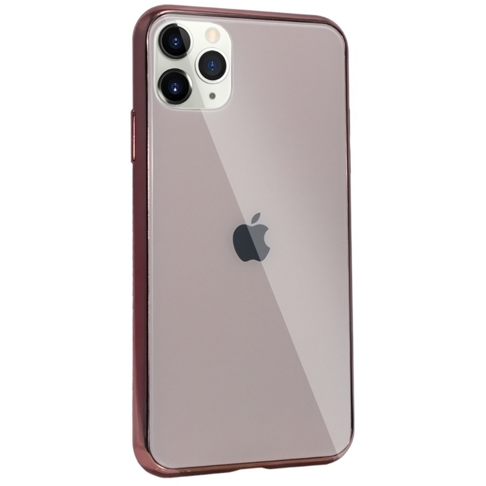 Glass TPU Case iPhone Xs Max — 04 Rose Gold