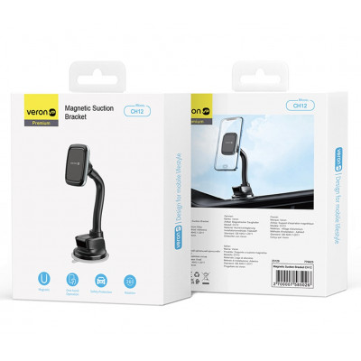 Купить Автодержатель магнитный на присоске Veron CH12 Ц-000077875 - KMT5