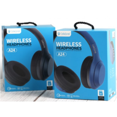 Купить Навушники Bluetooth Celebrat A24 &mdash; Black Ц-000070372 - KMT5