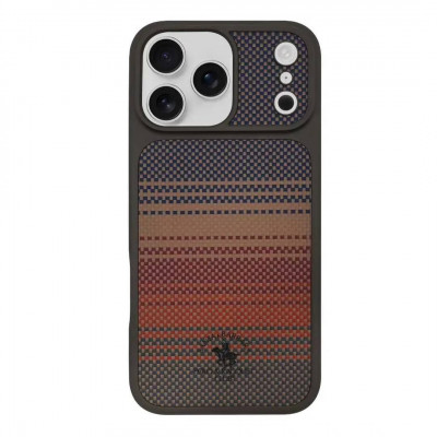 Polo Kyle Leather Case with Magsafe iPhone 17 Pro Max &mdash; Orange