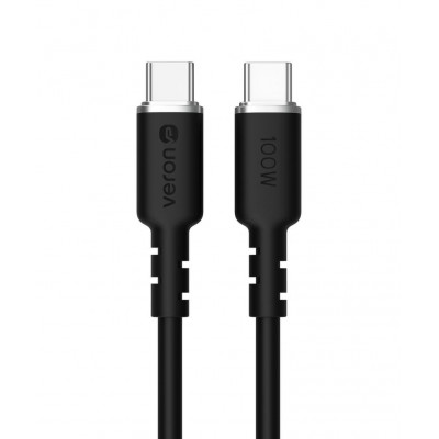 Silicone Cable USB C to C 100W PD (2m) Veron CC07