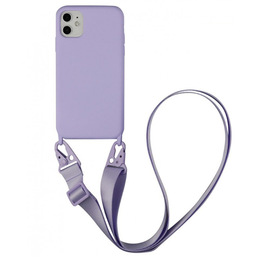 Cord Silicone Case iPhone 12/12 Pro 6.1" — Lilac