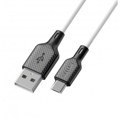 Кабель Micro 2.1A (1m) &mdash; Earldom EC-154M &mdash; white