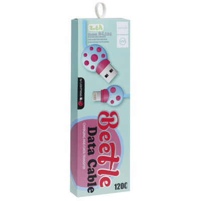 Купить Кабель Lightning 2.4A (1.2m) Joyroom S-L124 &mdash; Blue Ц-000057330 - KMT5