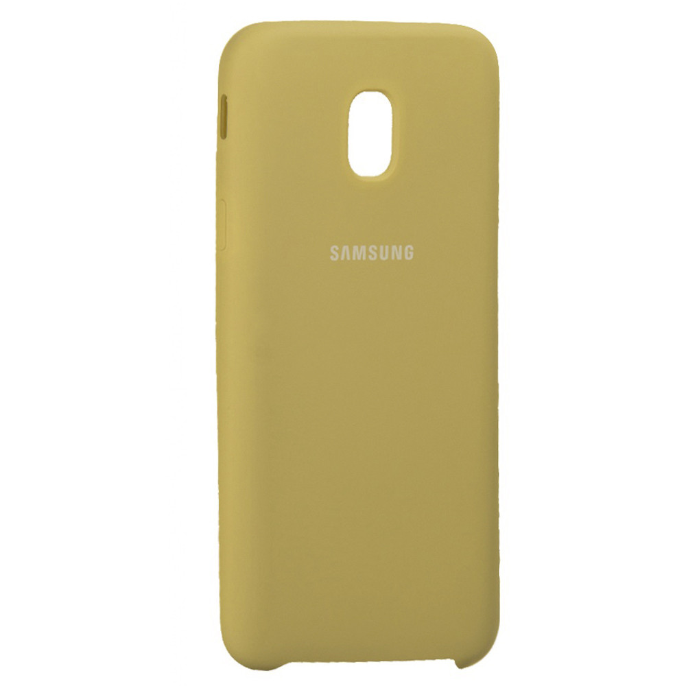 Original Silicone Case Samsung J3 2017(J330) — Gold