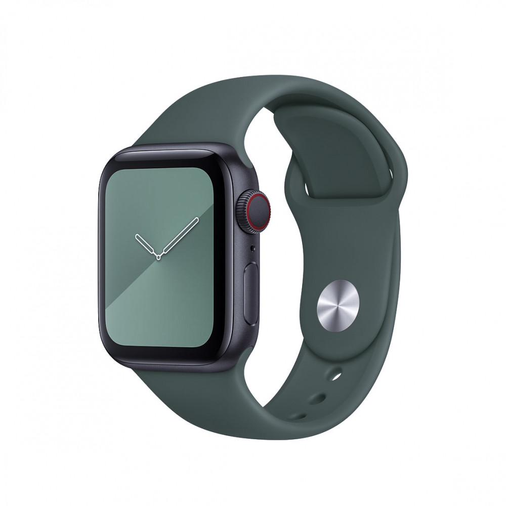 Ремінець Sport Band Apple Watch 42 mm 44 mm 45 mm 49 mm — Gray Green (58)