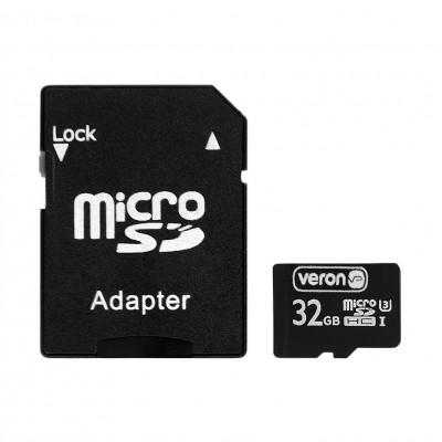 Memory Card 32GB  Veron microSDHC (UHS-1) class 10 with adapter