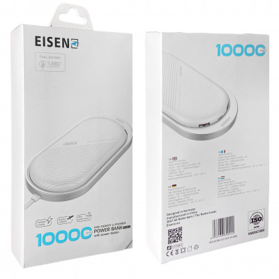 Купить Power Bank 10000 mAh Eisen PL1011 Ц-000073465 - KMT5