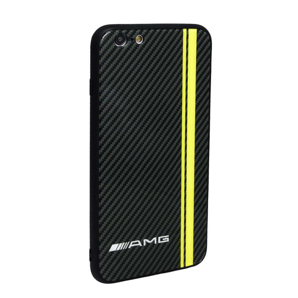 Case + Glass TPU Case — iPhone 6 Plus — Carbon AMG